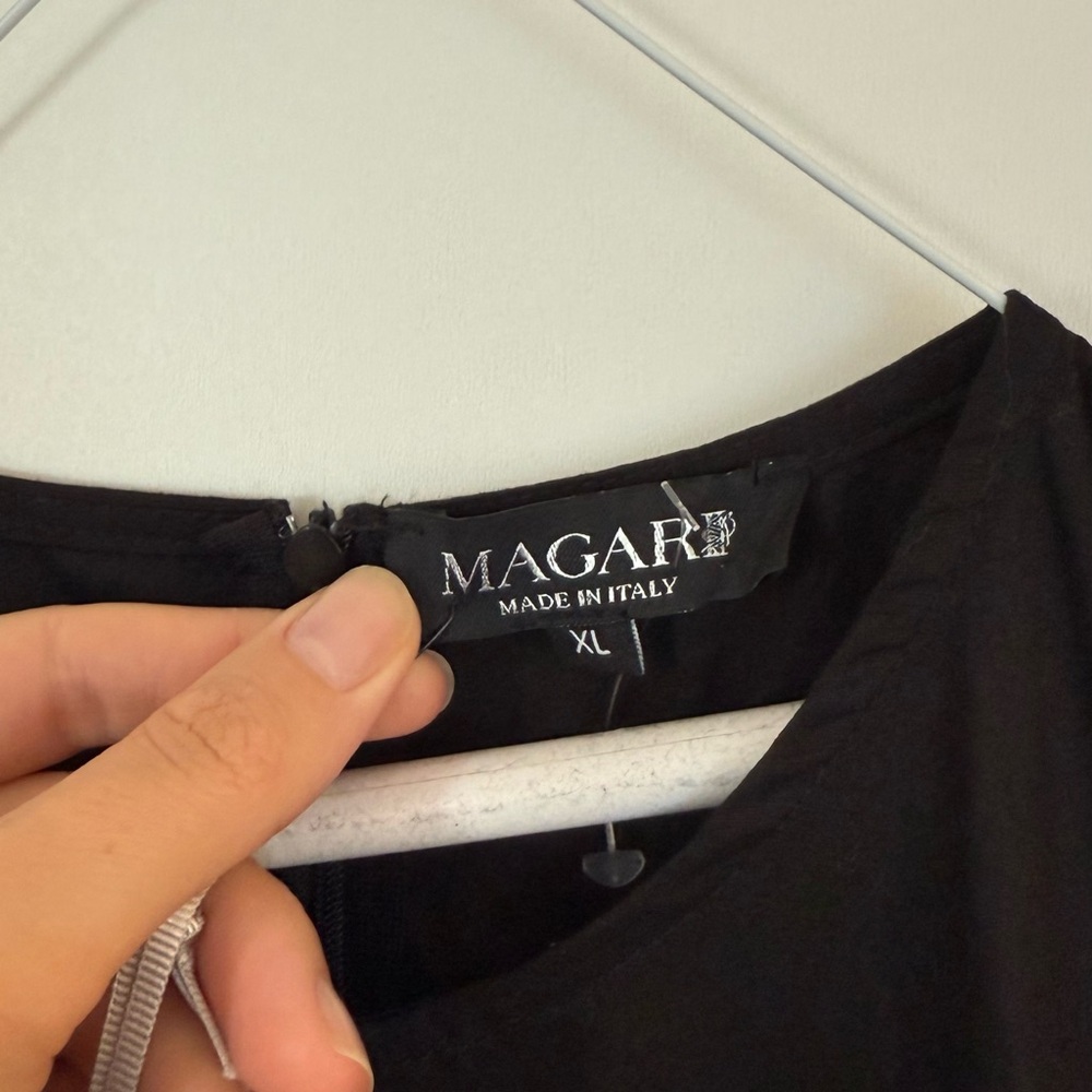 Magari Black Ruffle Dress - Picture 6 of 7